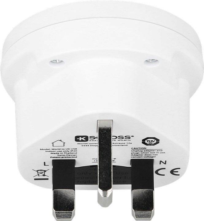 adaptor priza skross universal world uk cu usb 3