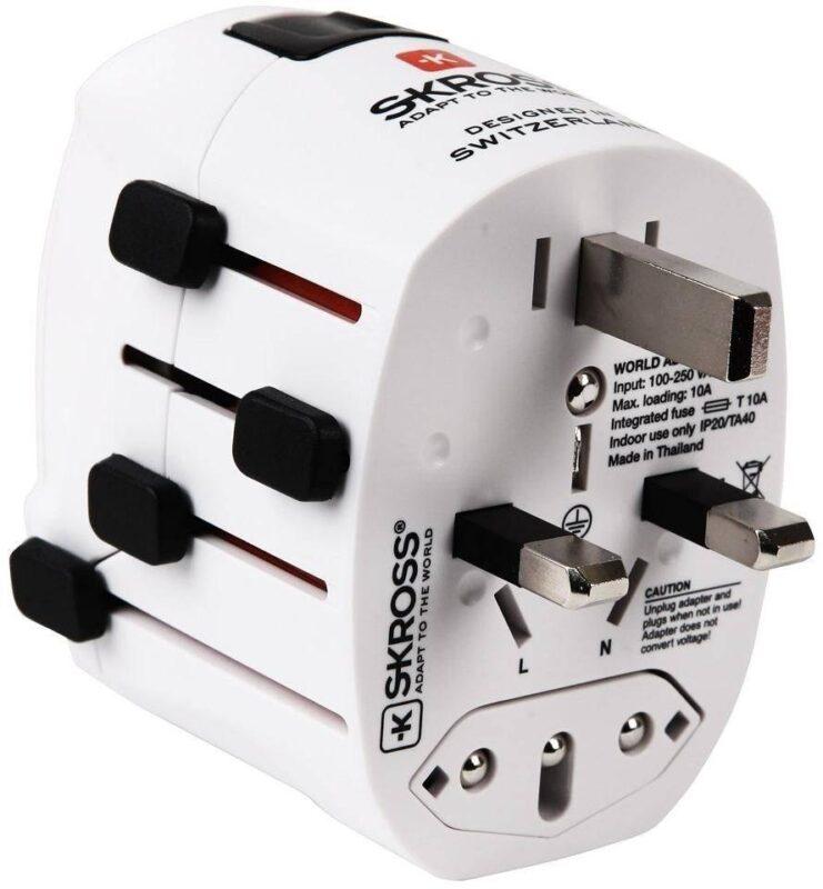 adaptor priza universal 3 p tata schuko mama skross 3