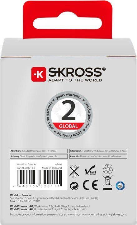 adaptor priza universal world eu skross 4