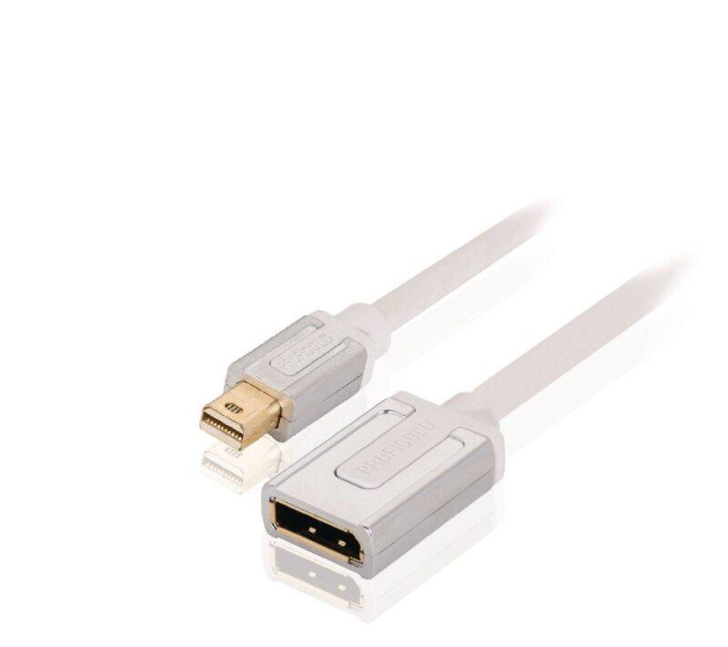 adaptor profesional mini displayport displayport v11 02m alb profigold 2