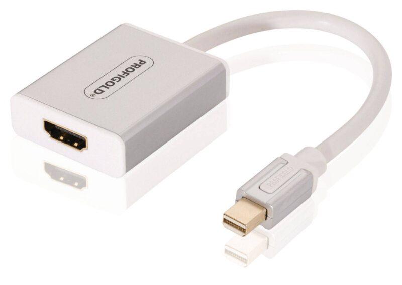 adaptor profesional mini displayport hdmi v11 02m alb profigold 2