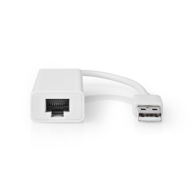 adaptor retea usb a tata rj45 tata 10 100mbit 02m alb nedis 1
