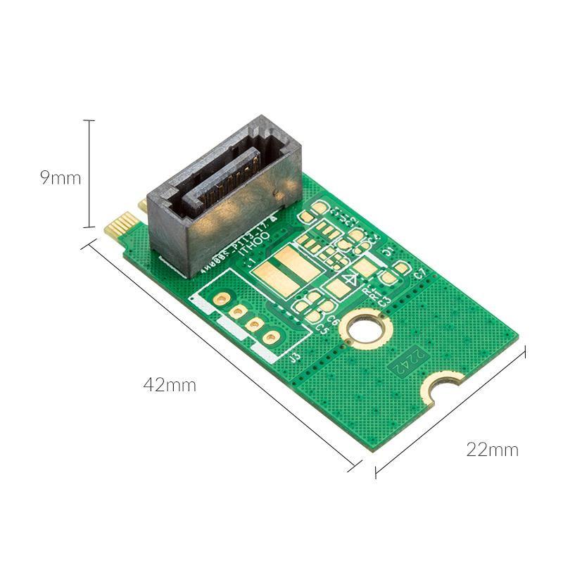 adaptor sata 7pin m2 sata b key orico m2ts7p 3
