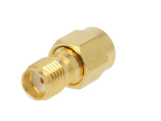 adaptor sma mama rp sma mama reverse drept 50 ohm teflon aurit amphenol 132171rp 10 1