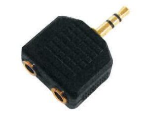 Adaptor stereo Jack 3.5 mm la 2x 3.5 mm mama