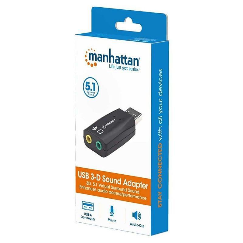Adaptor Sunet Hi Speed Usb 3 D 150859 Manhattan