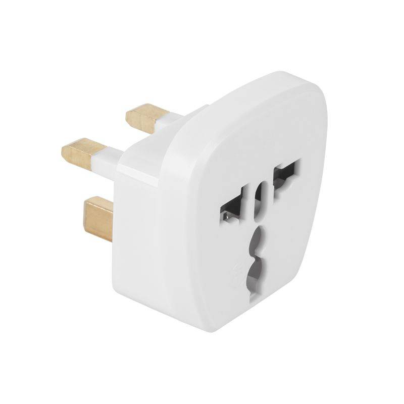 adaptor tensiune priza uk universal 13a alb