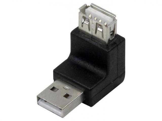 adaptor usb 20 a mufa tata usb a soclu mama in unghi logilink 1