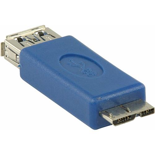 adaptor usb 30 micro usb b tata 30 usb a mama 30 albastru valueline 3