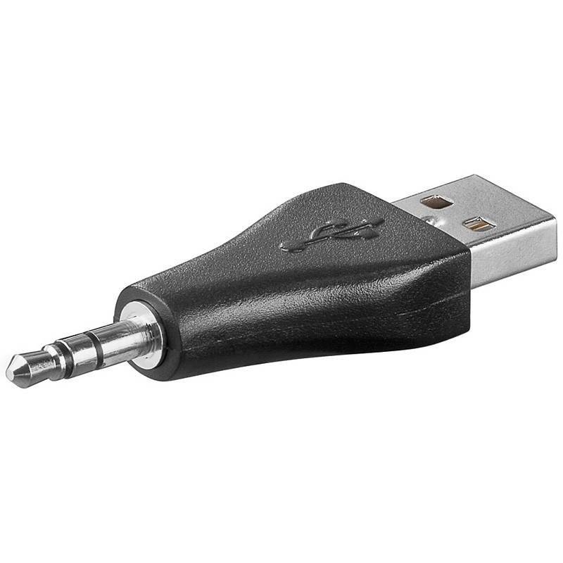 adaptor usb la jack 35 mm 3 contacte tata pentru alimentare goobay