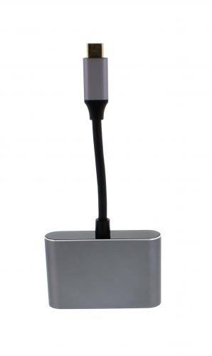 adaptor usb type c 31 hdmi 4k 30hz si vga 1080p 60hz well 2