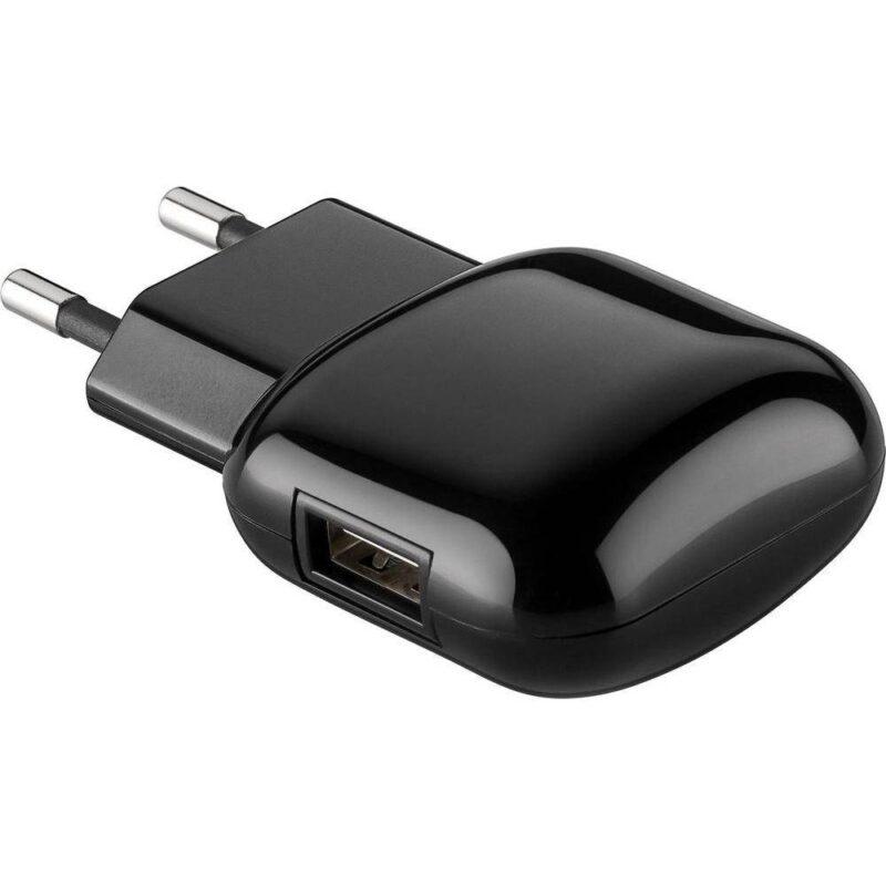 alimentator 230v quick charge 1x usb 2a negru goobay
