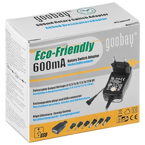 alimentator 3 12v 600ma 9 mufe goobay 1