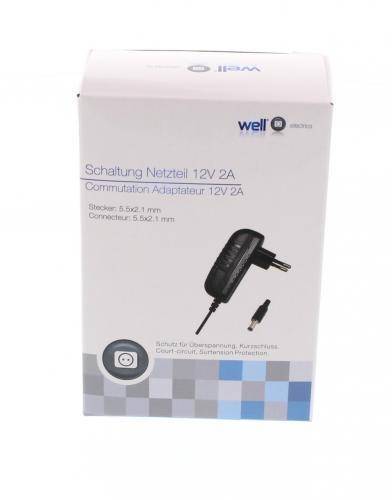Alimentator AC/DC 12V 2A conector 5.5x2.1x10mm Well 3 alimentator ac dc 12v 2a conector 55x21x10mm well 3