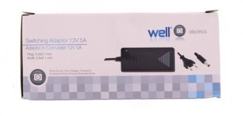 alimentator ac dc 12v 5a 5000ma conector 55x21x10mm well 2