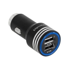 alimentator auto 2x usb 4800ma 12 24vdc protectie la suprasarcina supratensiune krugermatz
