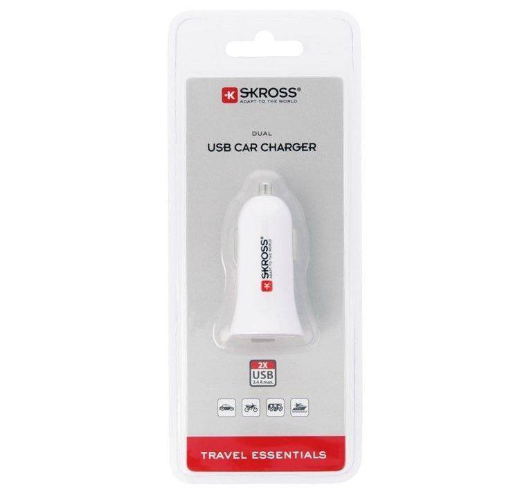 alimentator bricheta auto usb 12 24v 34a skross 5