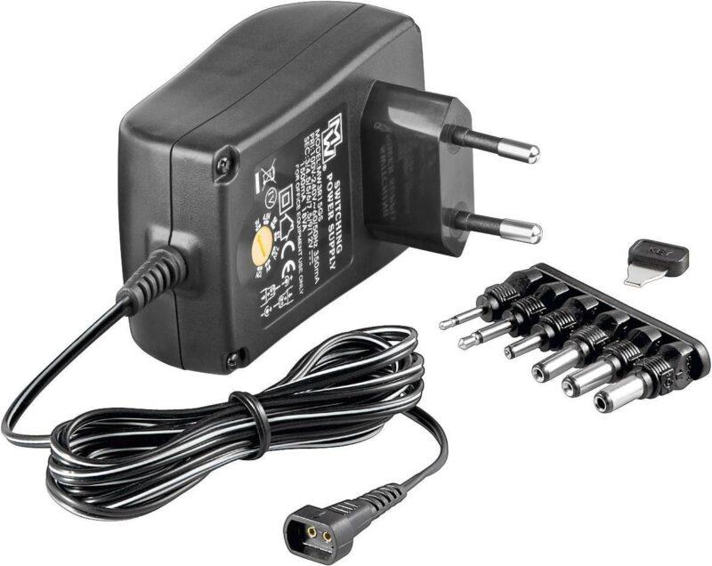 alimentator de curent continuu 3v 12v 1500ma 6 mufe goobay 1