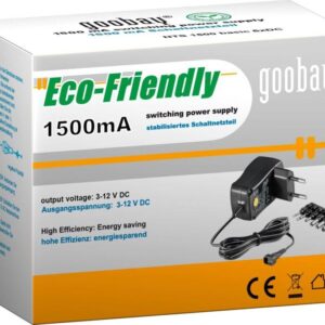 alimentator de curent continuu 3v 12v 1500ma 6 mufe goobay