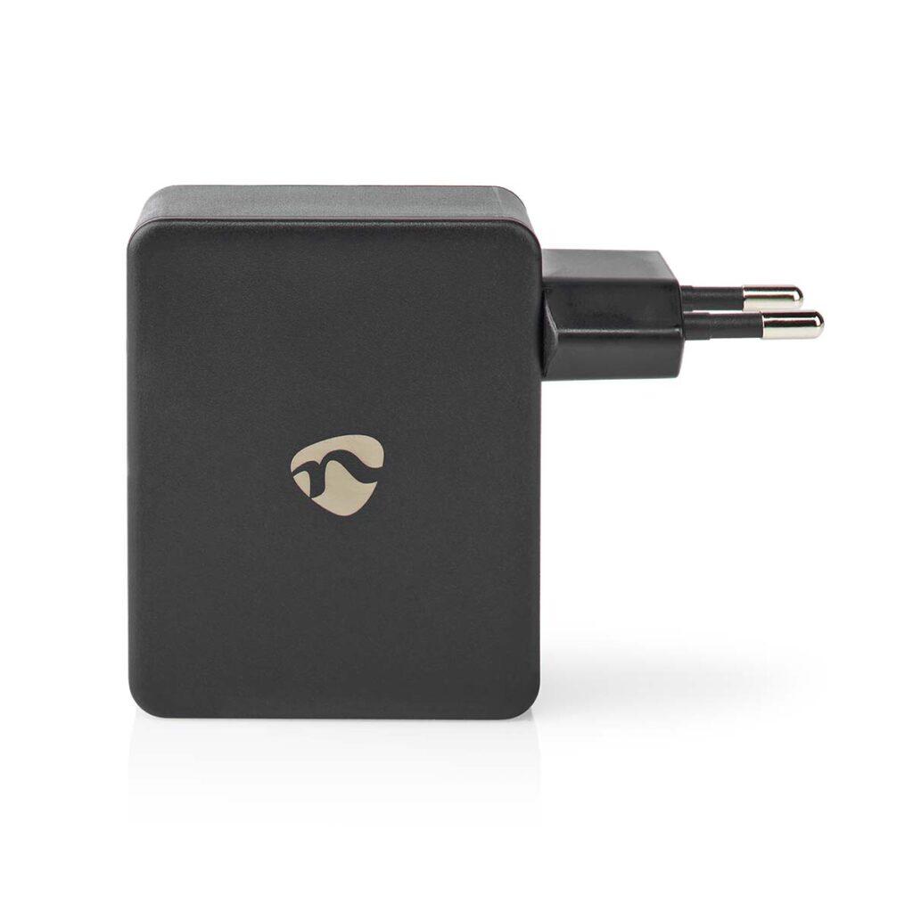 alimentator incarcator 220v usb 24w 2x24a 2x1a negru nedis 2