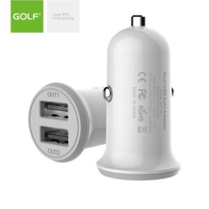 alimentator incarcator auto 34a 12 24v la 2x usb 2x 24a maxim 34a alb gf c6 blister golf