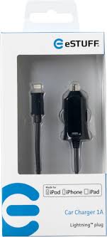 alimentator incarcator iphone lightning apple 5v 1a intrare 12v 24v cablu 1m estuff 1