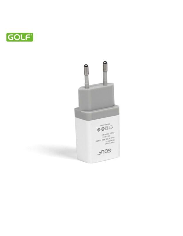 alimentator incarcator retea 230v la 1x usb 1a alb gf u1 blister golf 1