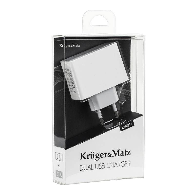 alimentator retea dual usb 21a krugermatz 2