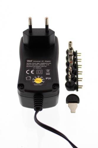 alimentator universal in comutatie 1500ma 3 12v 6 mufe well 2