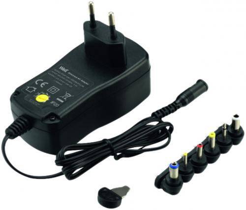 alimentator universal in comutatie 1500ma 3 12v 6 mufe well