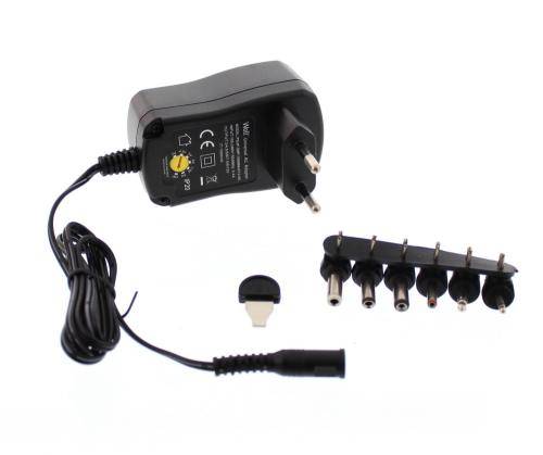 alimentator universal in comutatie 3 12v 1a 1000ma 6 mufe well 2