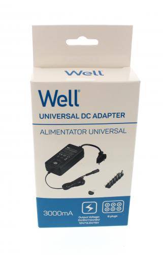 alimentator universal in comutatie 3000ma 5 15v 3a 6 mufe well 3