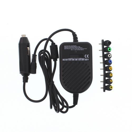 alimentator universal pentru laptop 80w auto 24v 8 mufe well 1