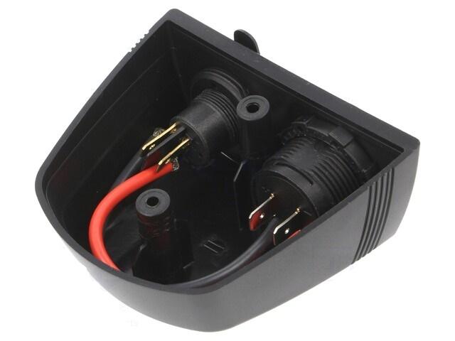 ampermetru soclu bricheta auto x1 7 33vdc neagra sci a13 144da251bhd bb3 3