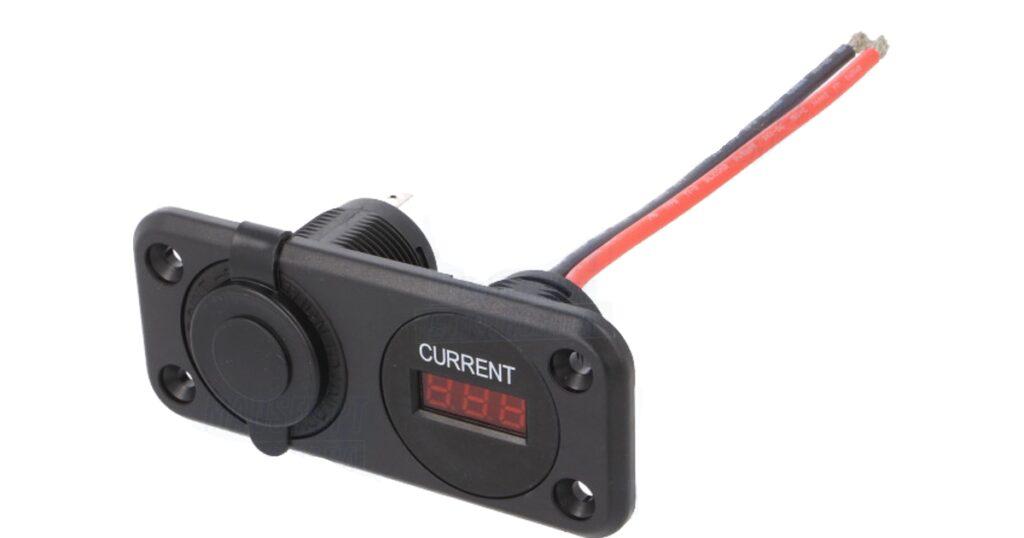 ampermetru soclu bricheta auto x1 7 33vdc sci a13 142a251bpd bb3