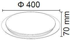 aplica led 40w 3in1 dimabil cu telecomanda 2800lm ip20 v tac sku 14741 4