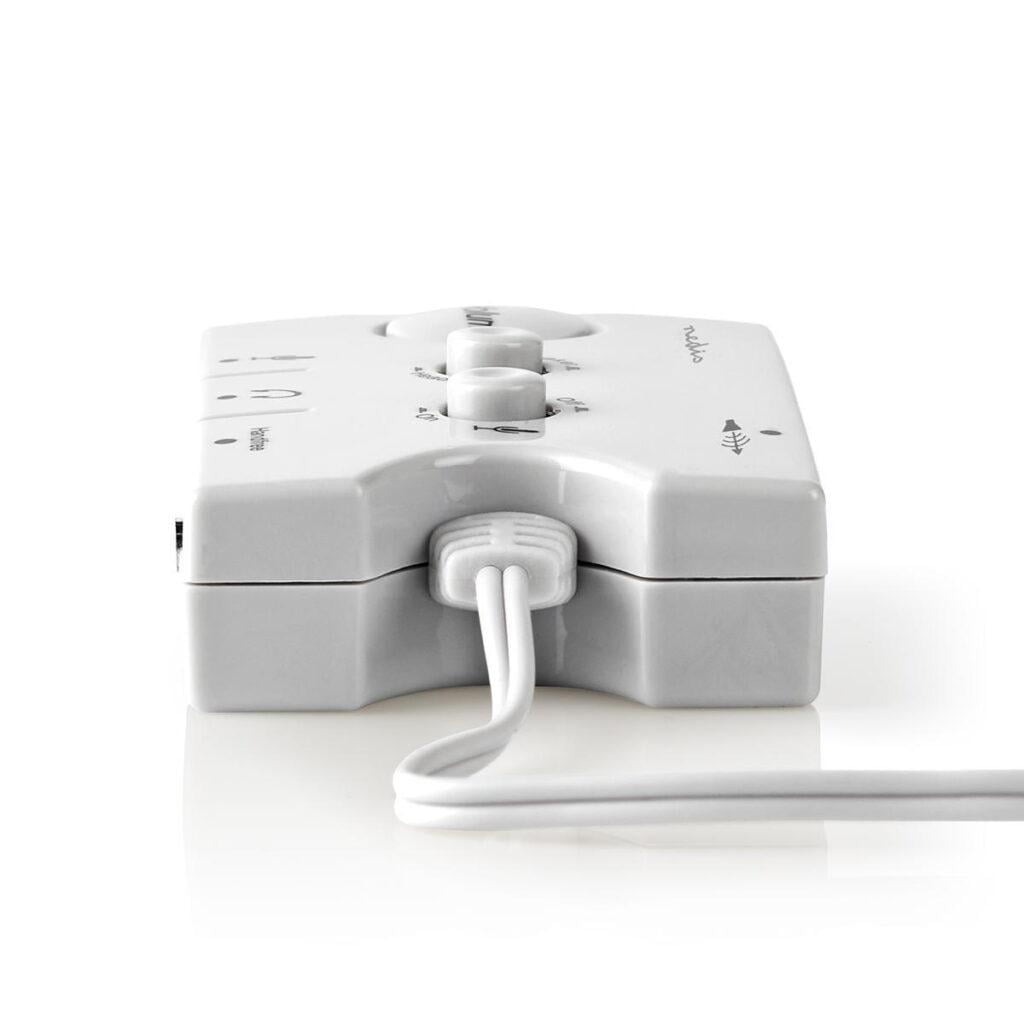 audio switch comutator audio analogic nedis jack 2x 35 mm tata 3x 35 mm mama 25 mm mama gri 2