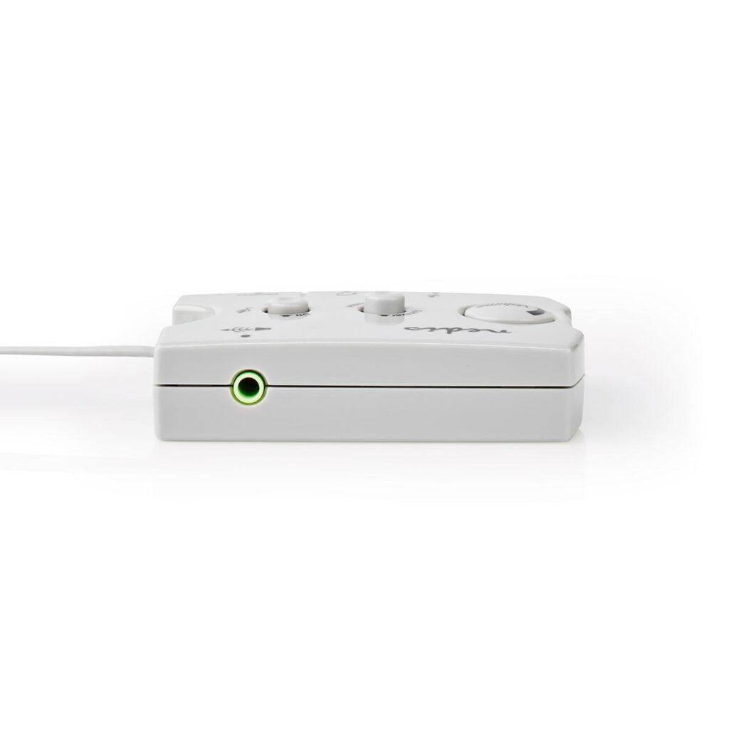 audio switch comutator audio analogic nedis jack 2x 35 mm tata 3x 35 mm mama 25 mm mama gri 4