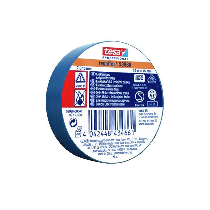 banda 10m izolatoare tesaflex albastru