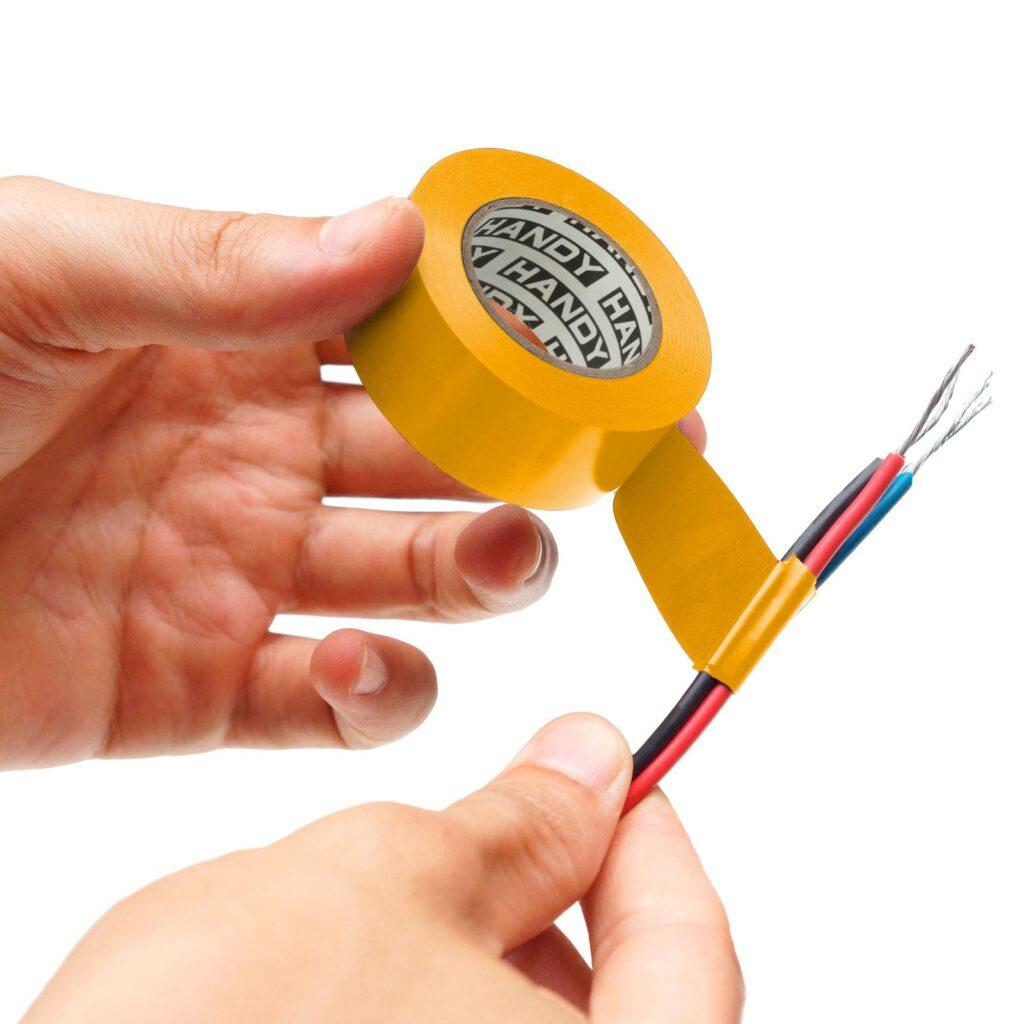 banda izolatoare 19mm x 10m galben handy 1