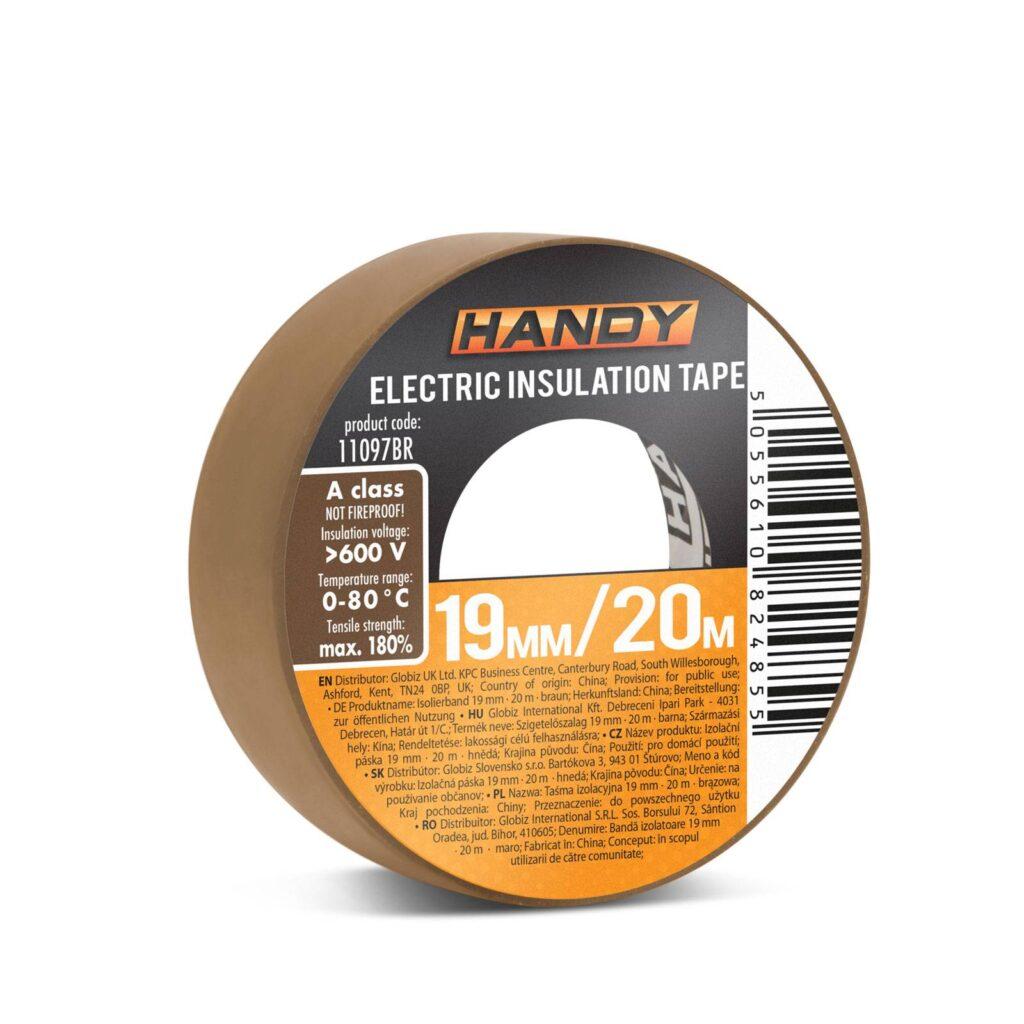 banda izolatoare 19mm x 20m maro handy