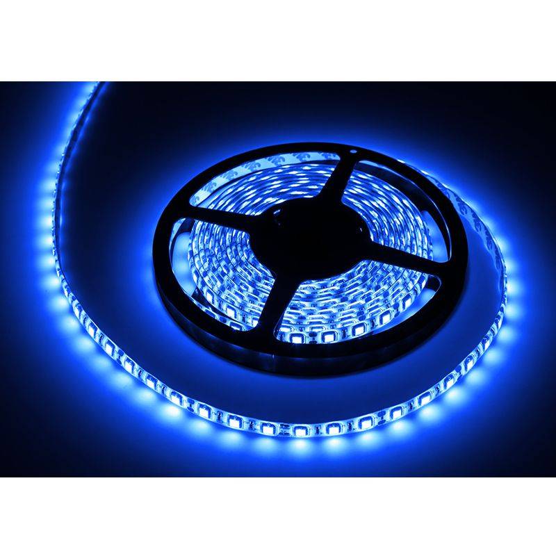 banda led 5m albastru 300 led 5050 1000lm protectie ip65
