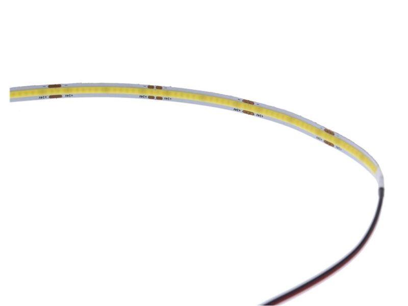 banda led cob lumina rece 6000k 24v 302led m 10w m ip20 5m well 1