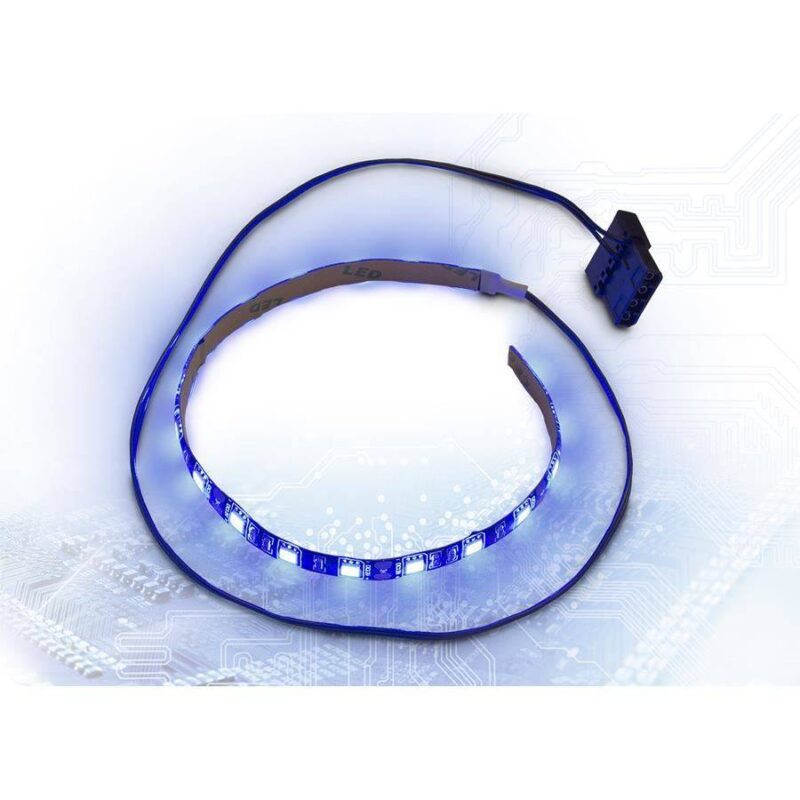 banda led inter tech albastra 30cm molex