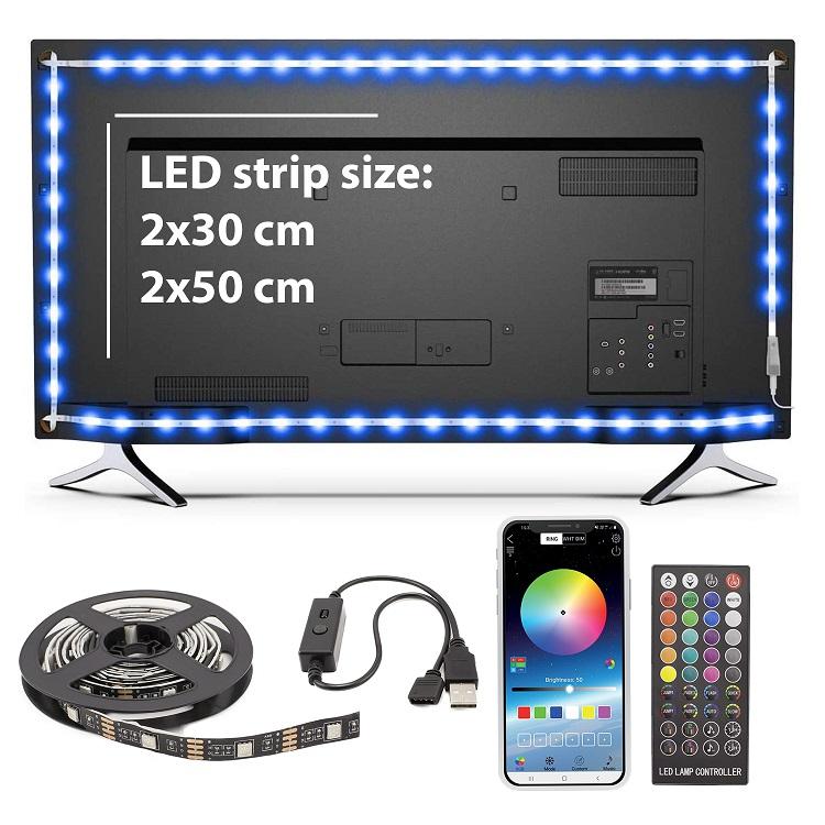 banda led smart pentru iluminare ambientala tv 24 38 sunshine 4