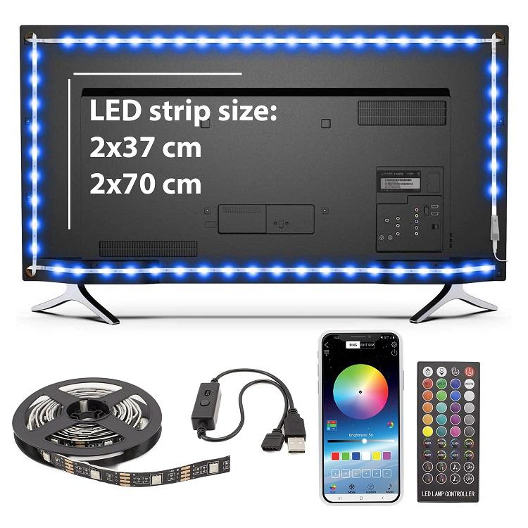 banda led smart pentru iluminare fundal tv 32 42 sunshine 4