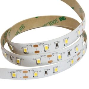 banda led smd2835 5m ip20 lumina rece 6000k 12v 60led m 6w m well