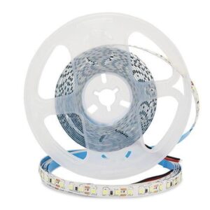 banda led smd2835 ip20 5m 12v 120led m 96w m lumina calda 3000k well