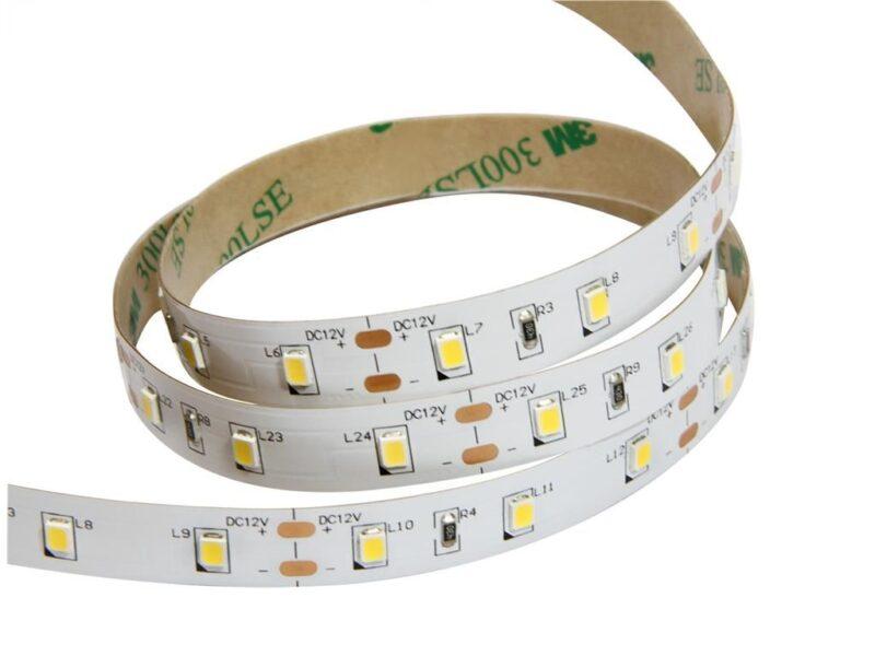 banda led smd2835 ip20 5m 12v 60led m 6w m lumina calda 3000k well ledstw 2835 126010d202 5 wl