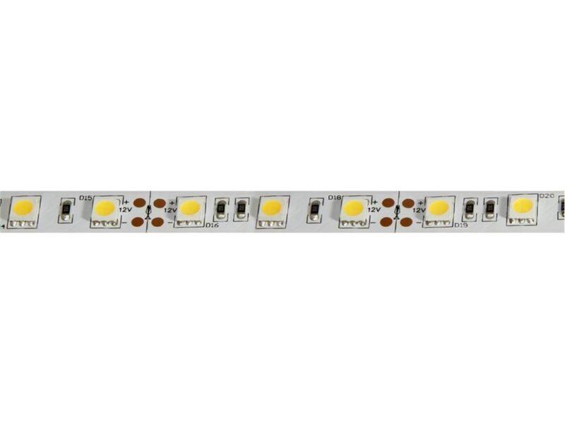 banda led smd5050 ip20 5m lumina calda 3000k 12v 60led m 144w m well 2